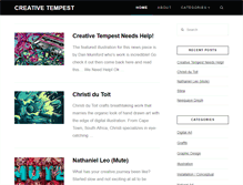 Tablet Screenshot of creativetempest.com